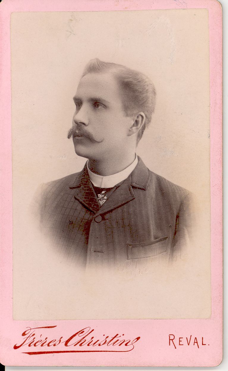Eduard Vilde in 1892 or 1893