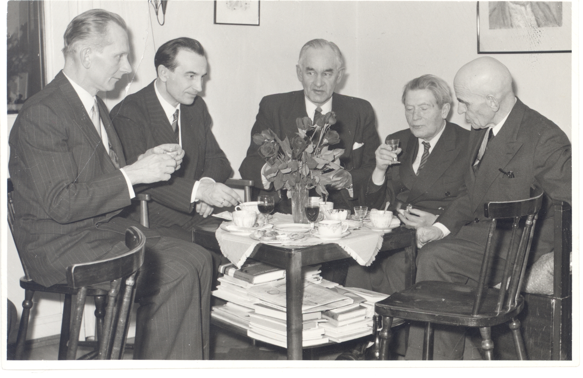 Oskar, Kuusma, Imant Rebane, August Mälk, Johannes Aavik, Artur Adson. March, 1963