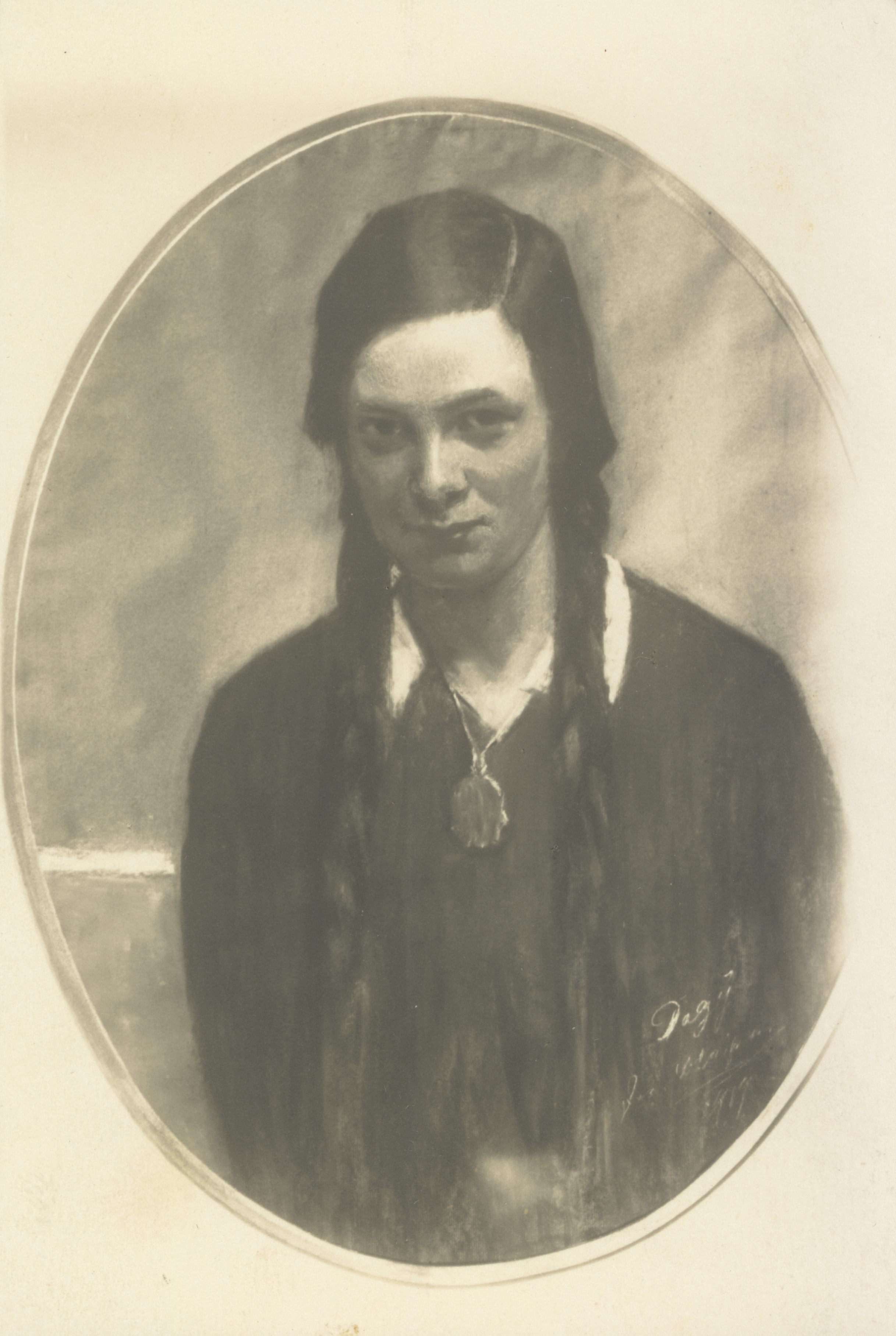 Dagmar Hacker. A. Laikmaa painting 1919