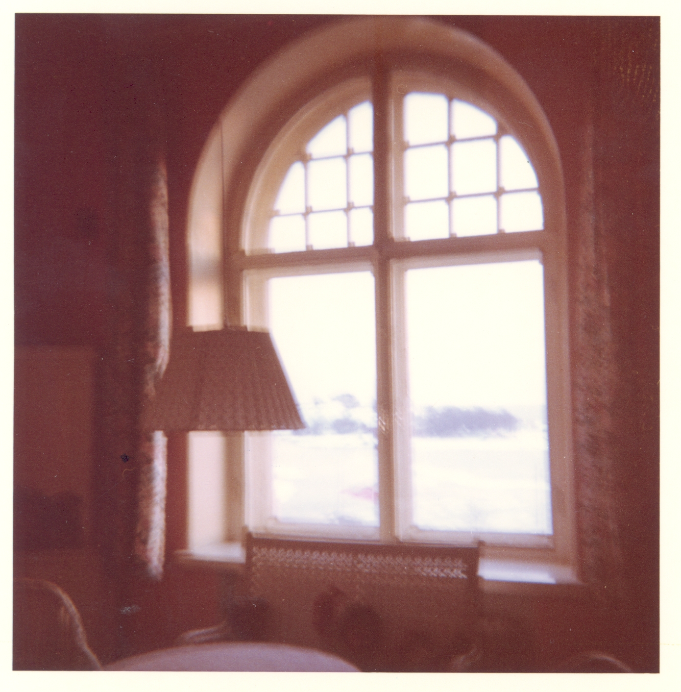 View of Aino Kallas's dead room window