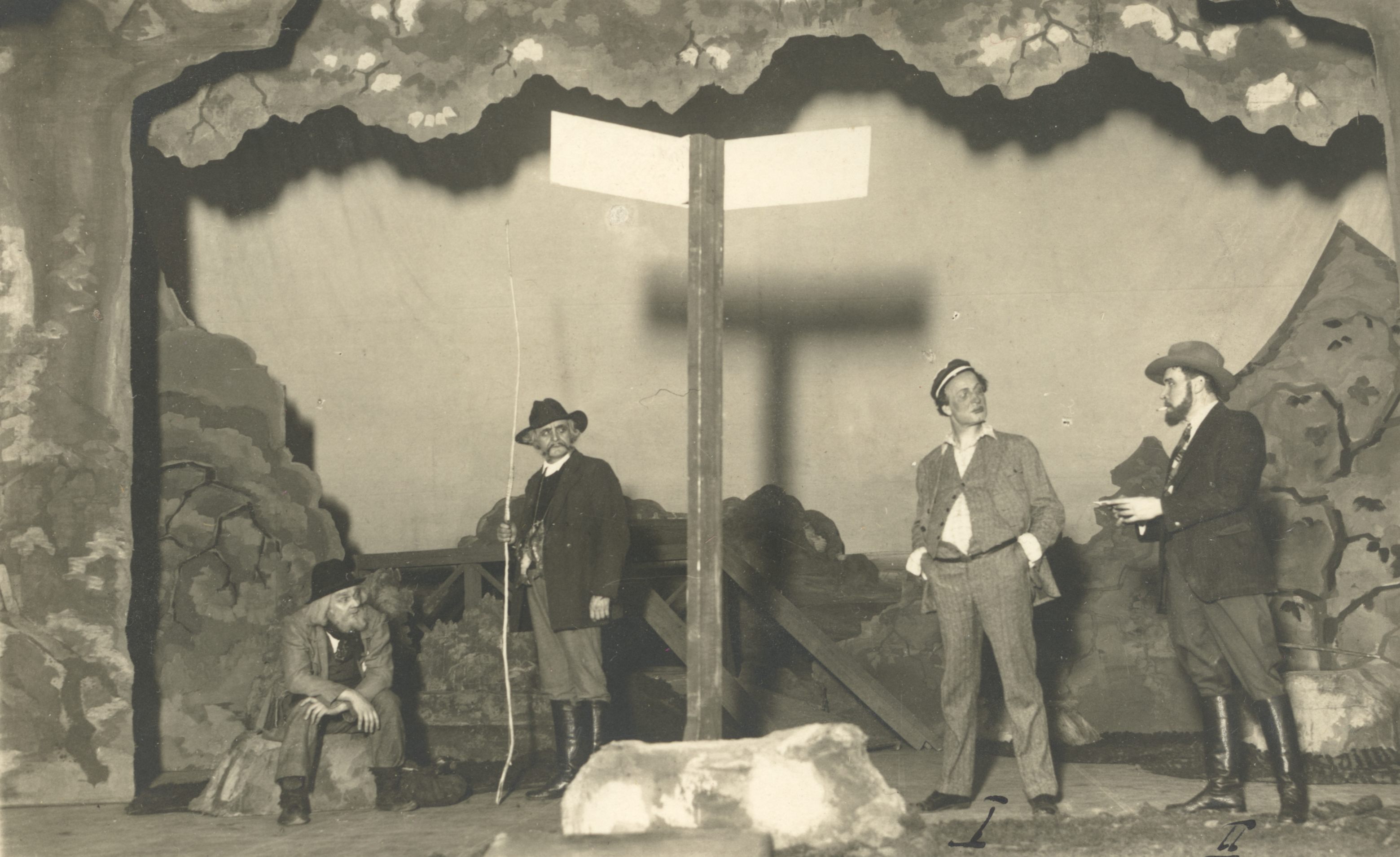 A. Kitzberg's "The Fucked Farm" in Viibur City Theatre 19th Dec. 1929