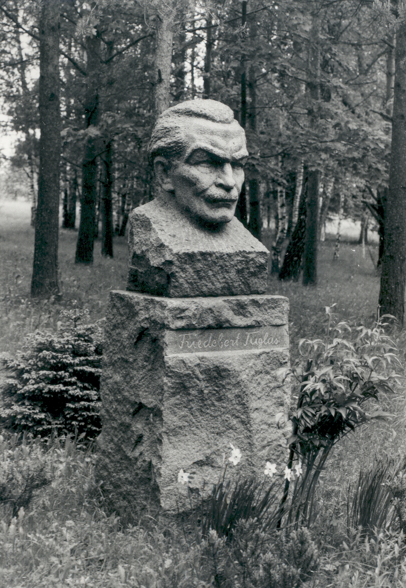 F. Tuglase büst Udernas (sculptor o. Ehelaid)