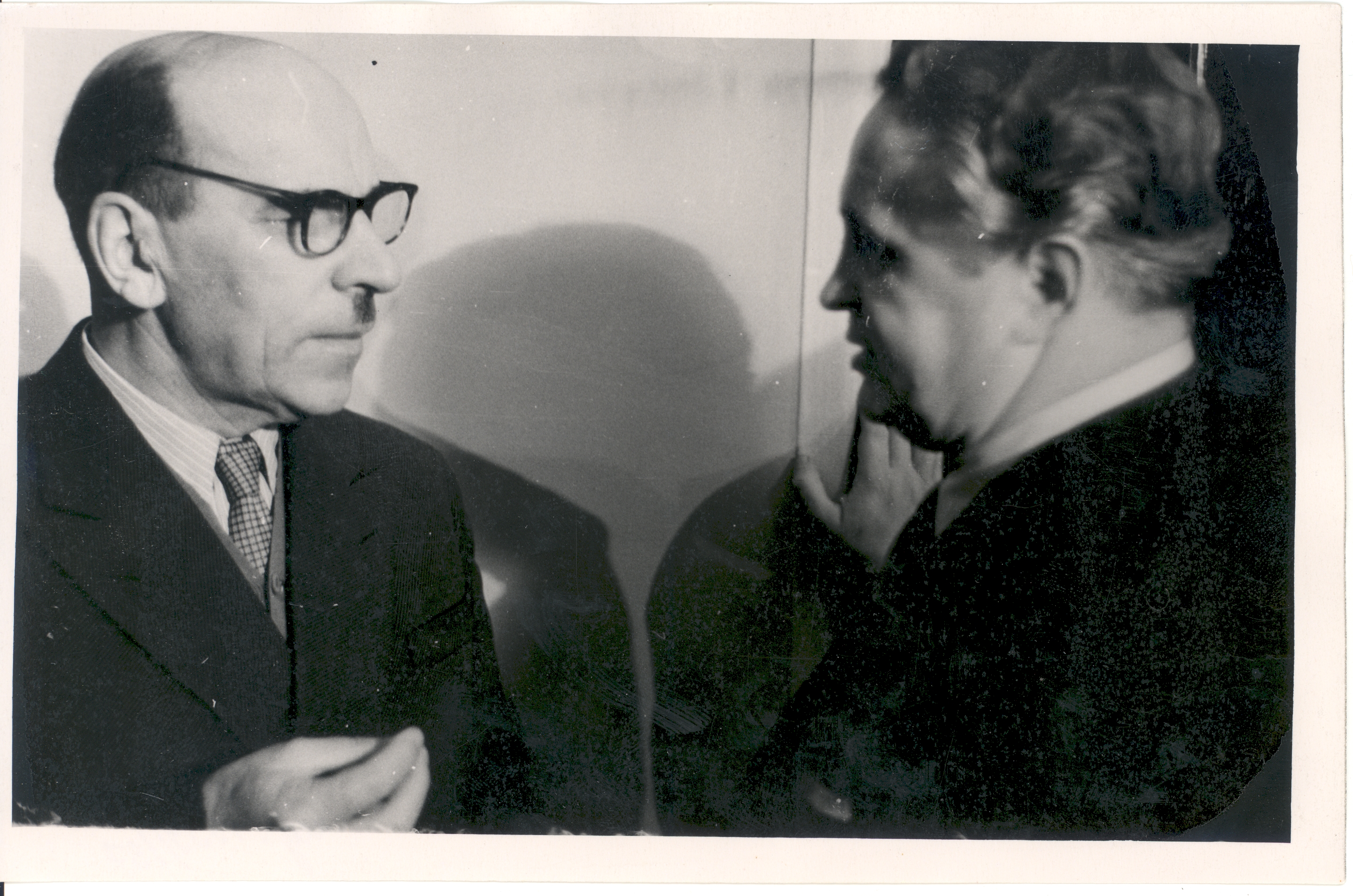 Johannes Semper (left), Egon Rannet (best)