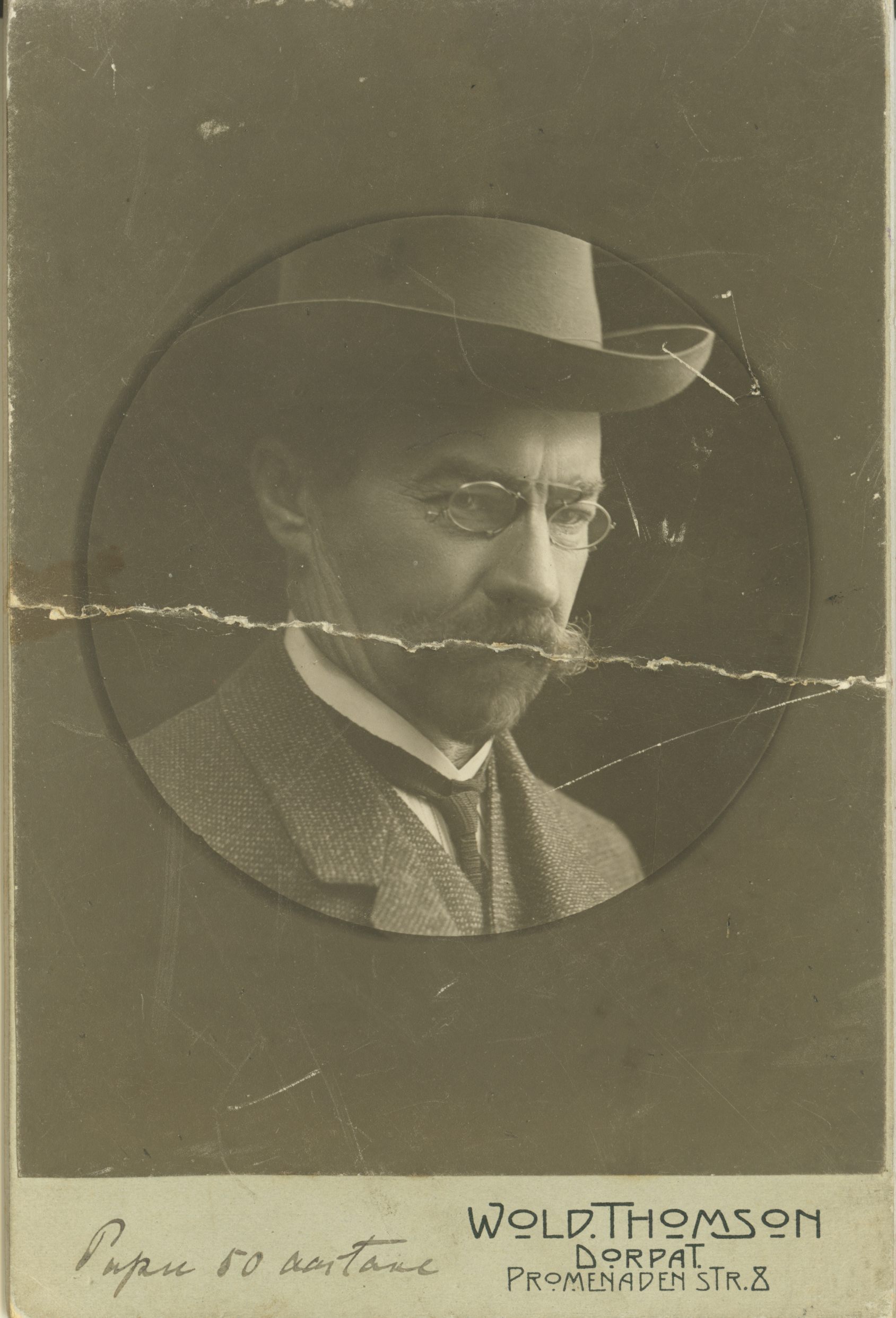 August Kitzberg 1905.