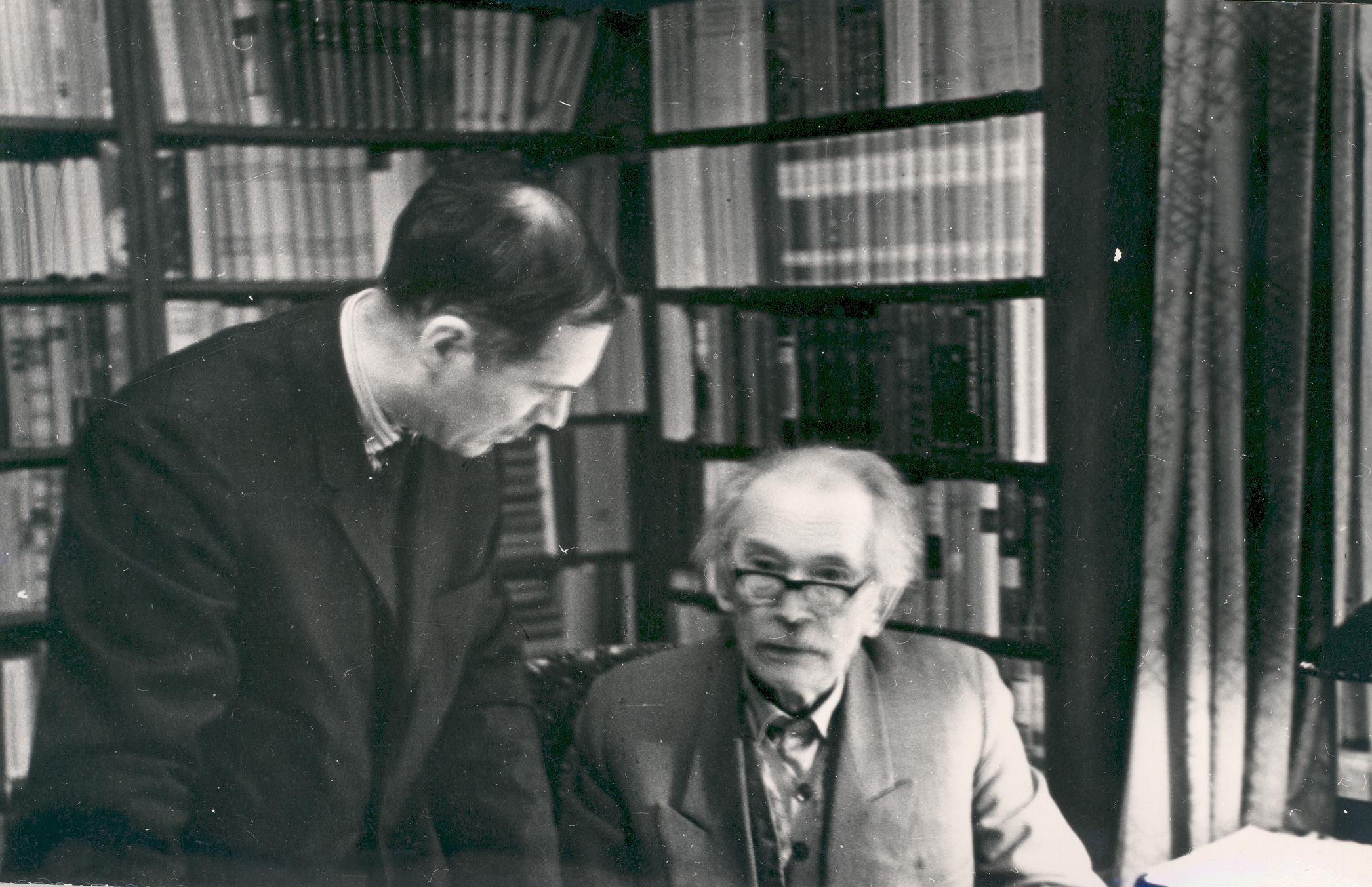 Friedebert Tuglas and Evald Okt. 1965 a.