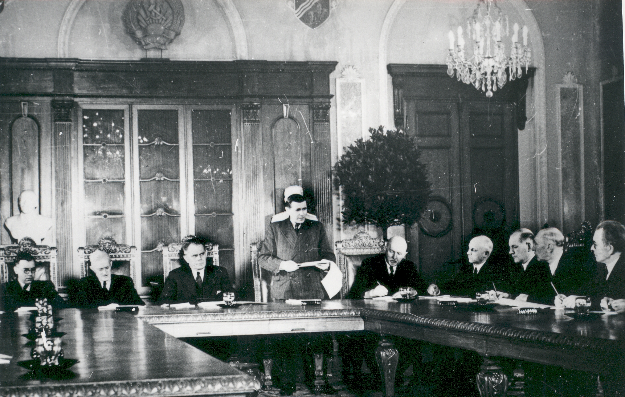 The first meeting of the Estonian Academy of Sciences on approx. 7. 1946