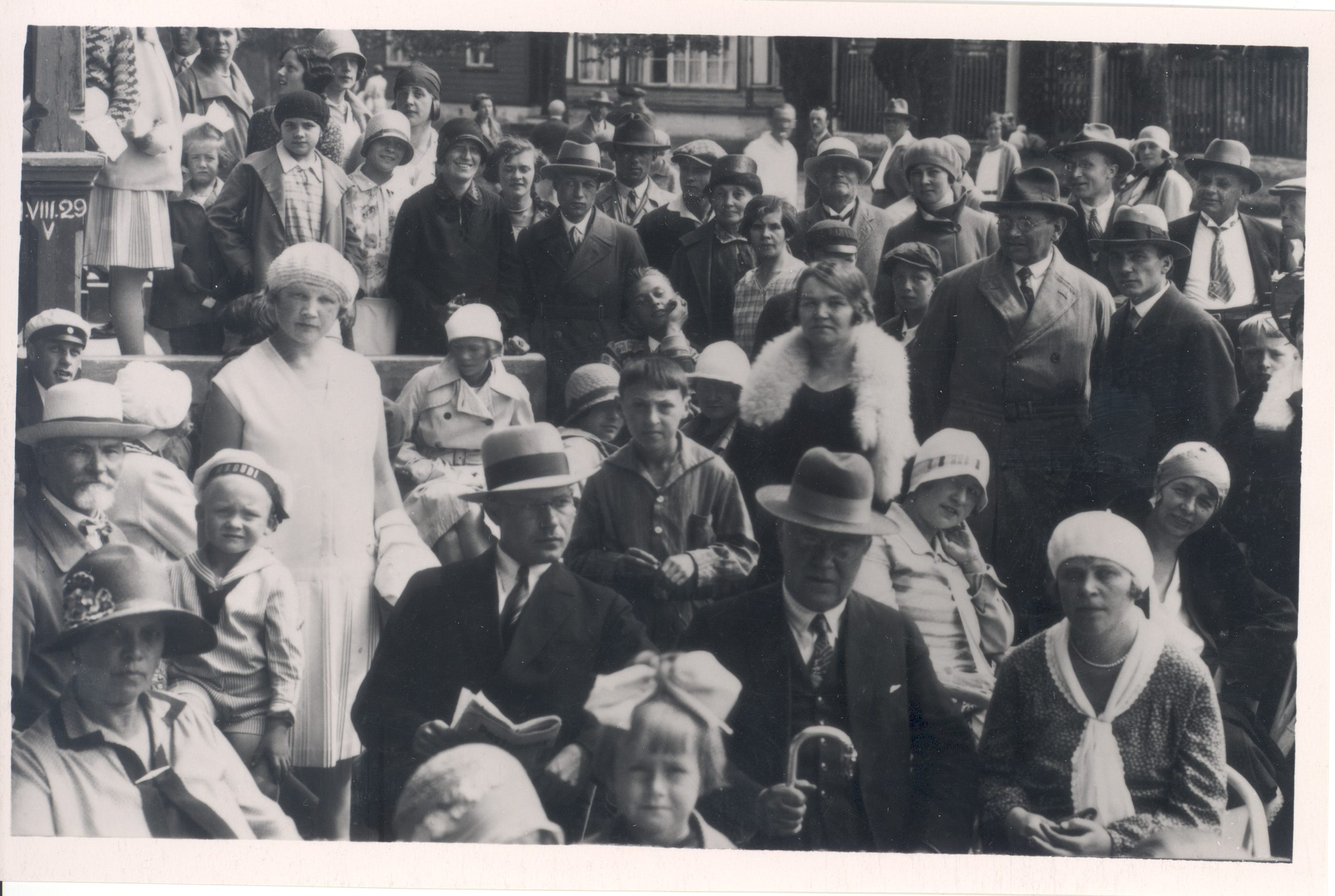 Vilde, Eduard group picture in 1929. Haapsalu
