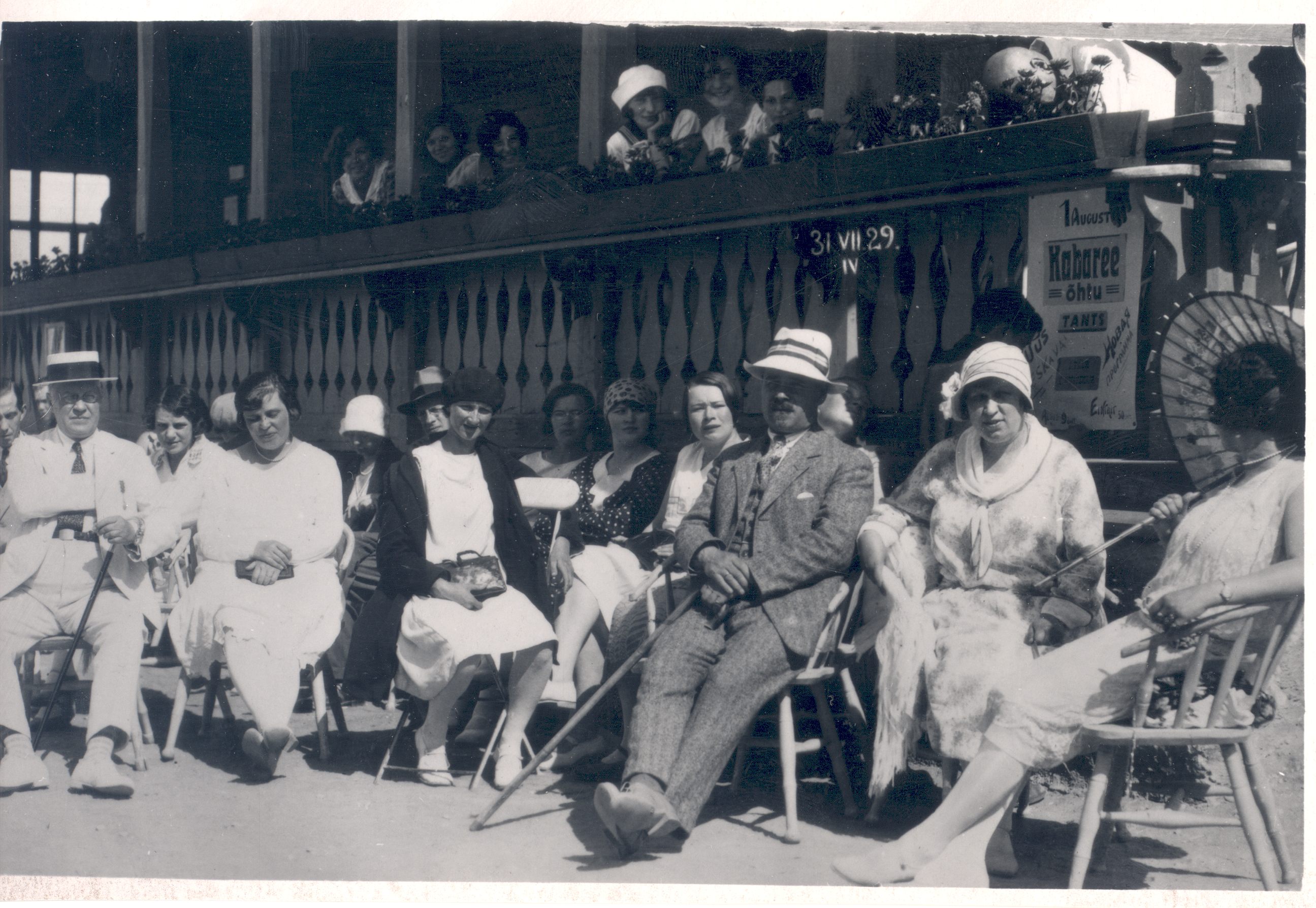 Vilde, Eduard group picture in 1929. Haapsalu