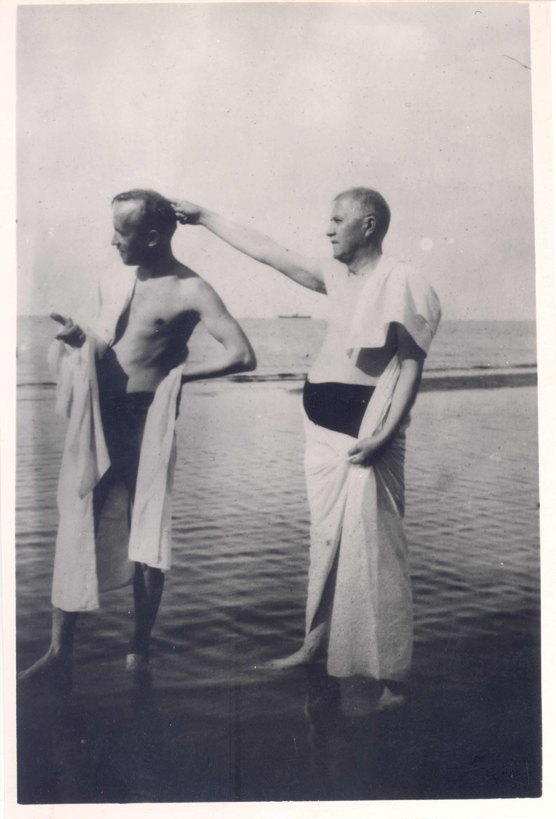 Vilde, Eduard and Karl Luts Narva-Jõesuusu in 1925.
