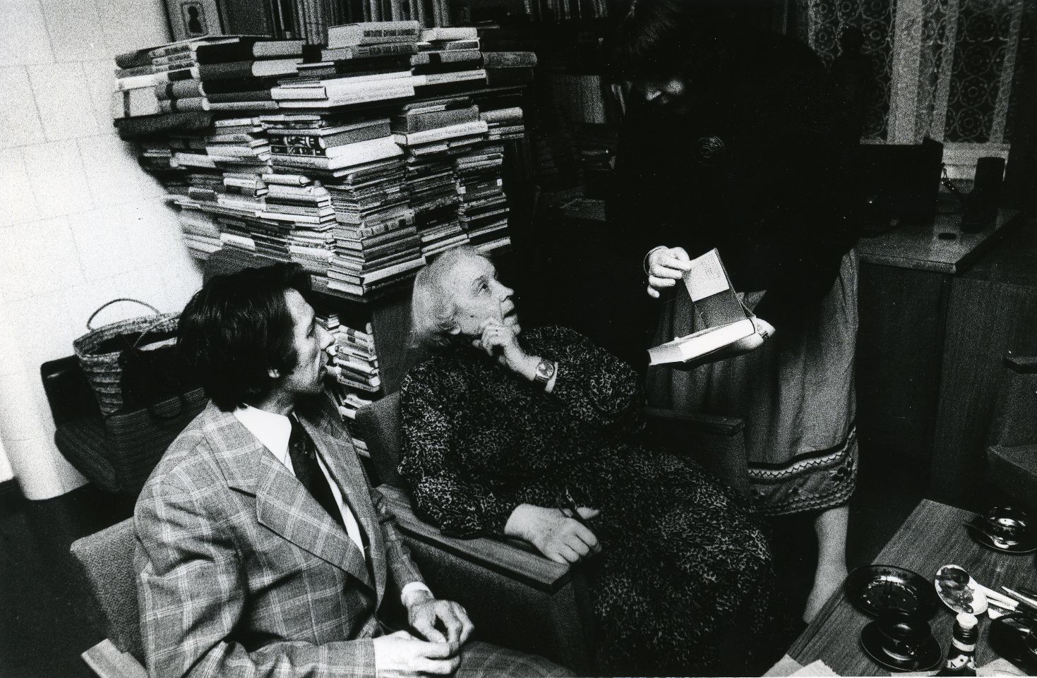 Hando Runnel, Betti Alver and Eva Lille 1984