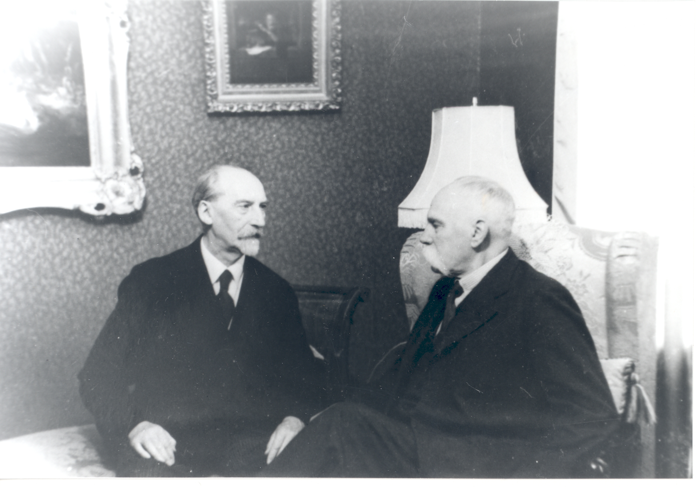 Jaan Tõnisson and Oskar Kallas J. Tõnisson on the 70th birthday of 1939