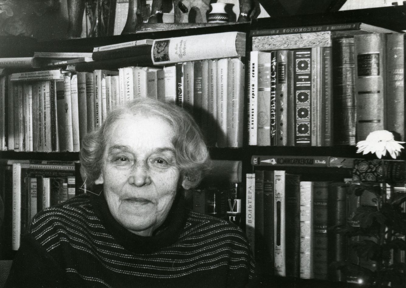 Betti Alver on his 80th anniversary on November 23, 1986.
