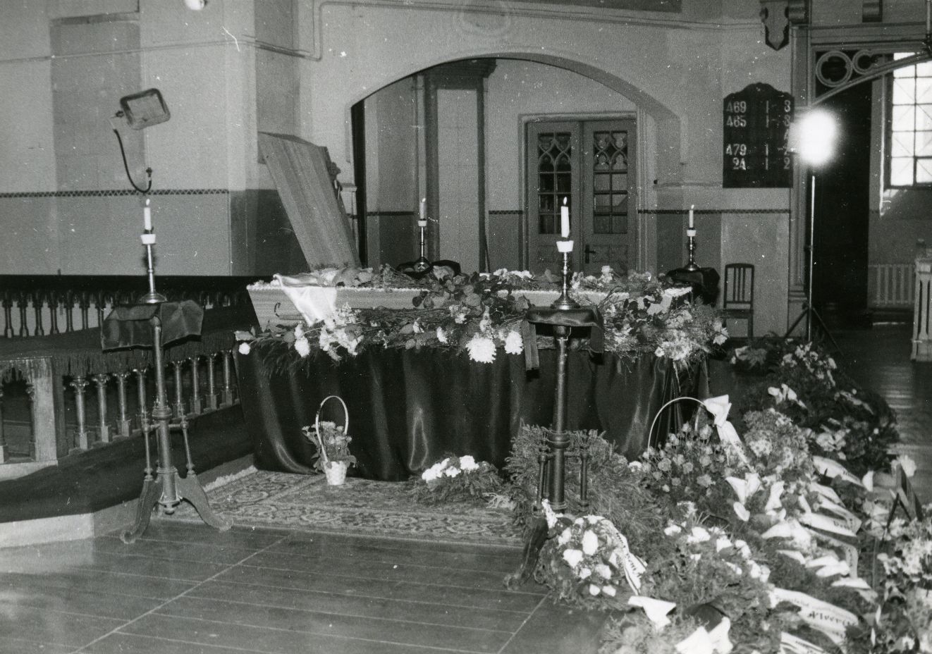Betti Alver Cliff at the Tartu Peetri Church on June 23, 1989.
