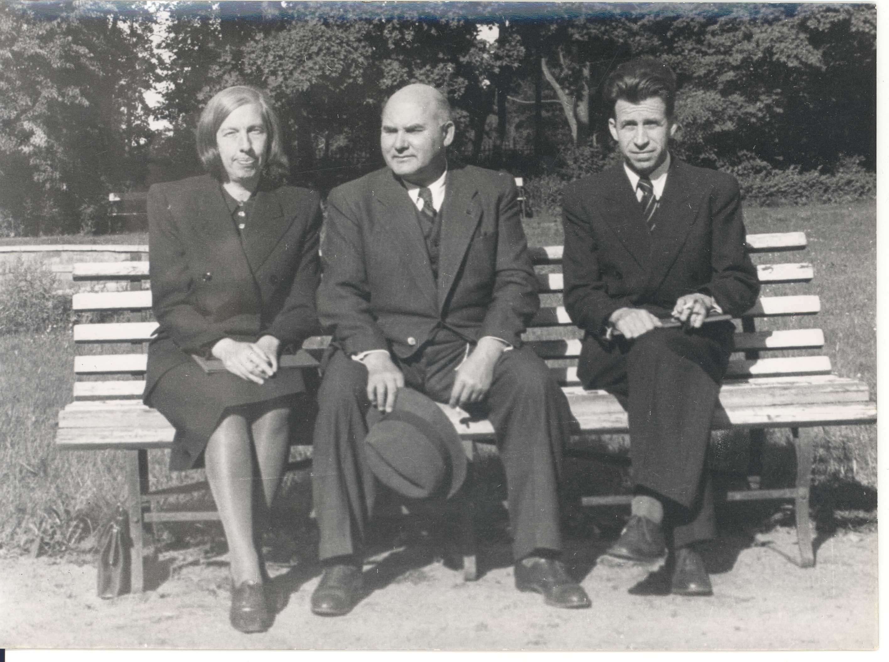 From the left: 1) ; 2) J. Vares-Barbarus; 3) p. Luhtein