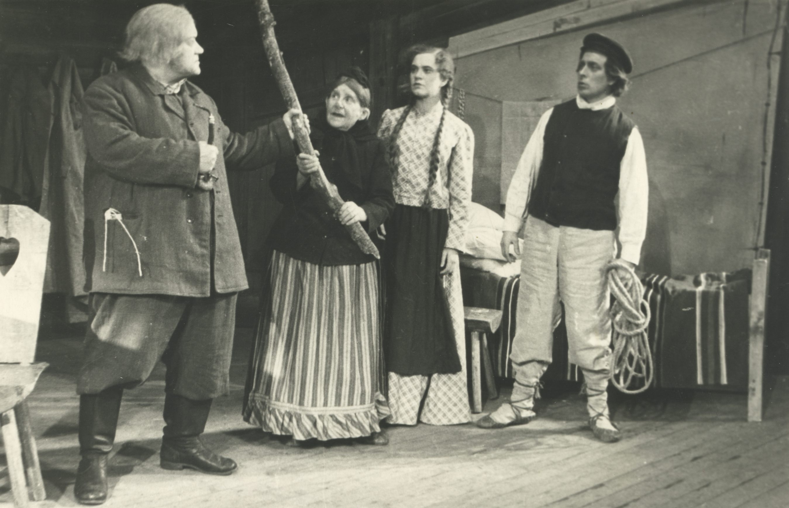 A. Kitzberg "Punga-Mart and Uba-Kaarel" "Endlas" 1954/55. A.