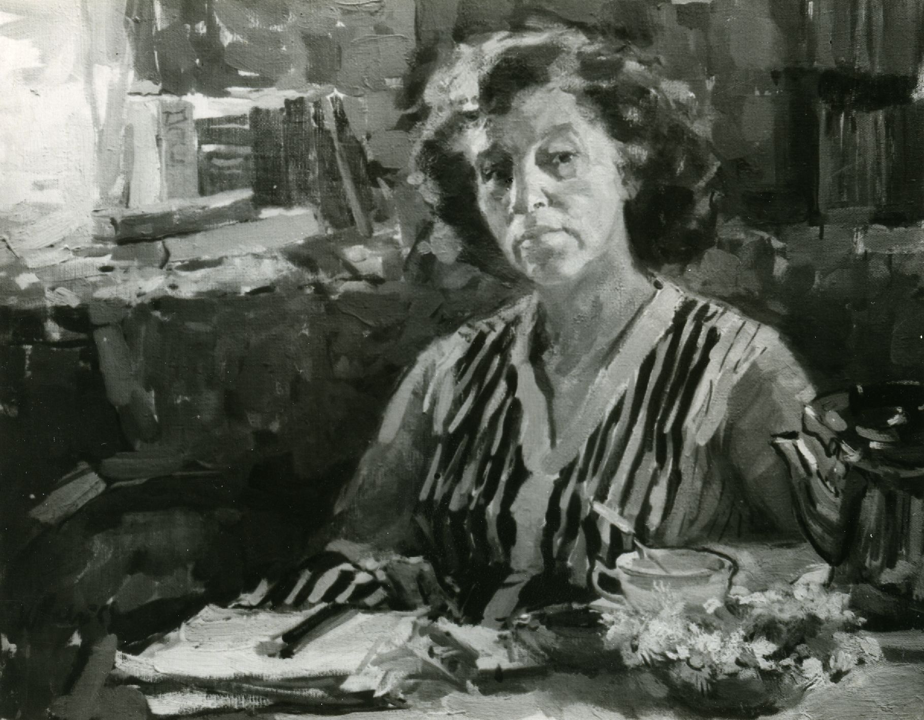 Kersti Merila. Photocopy from Kalju Polli painting