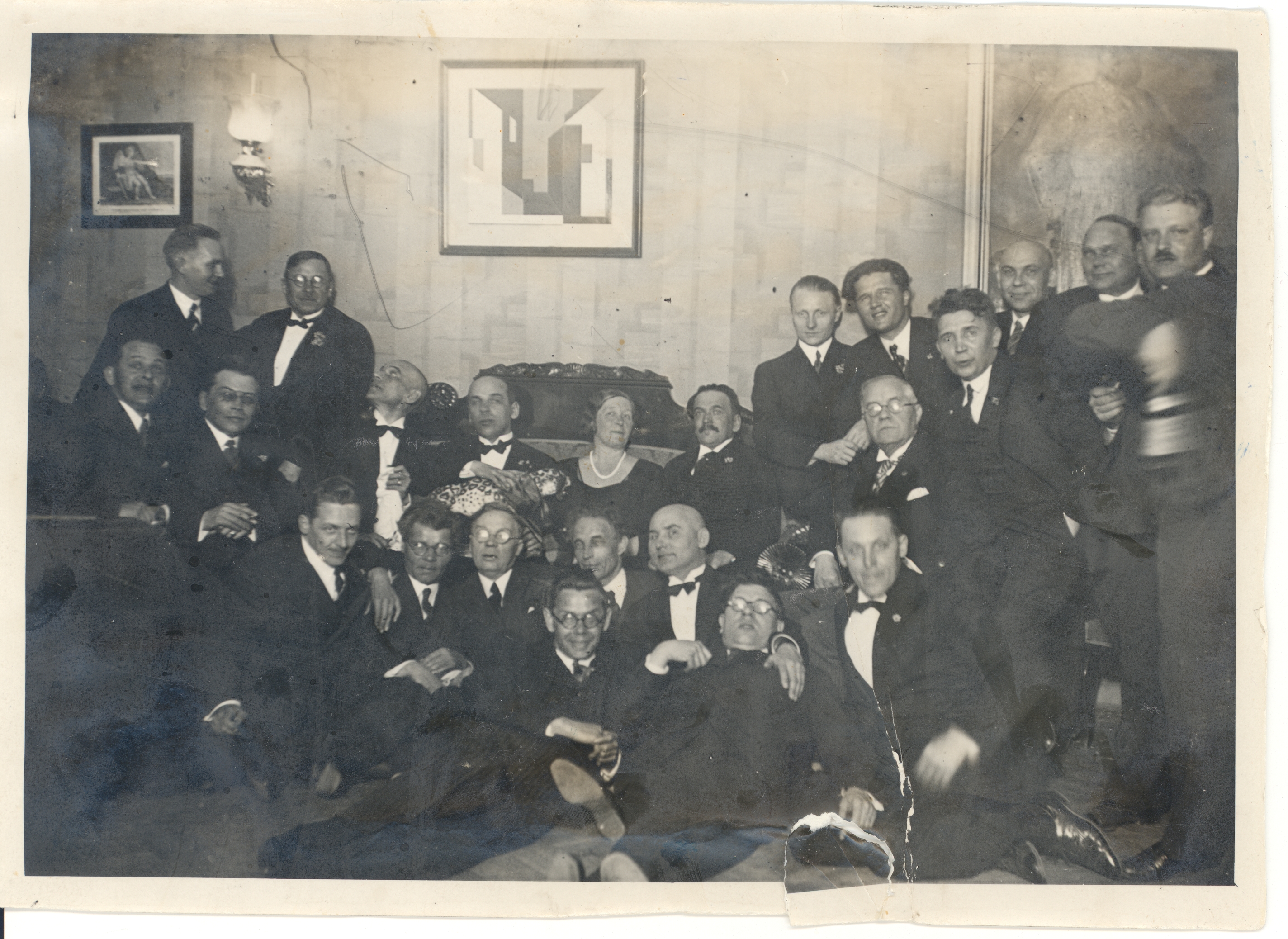 At the home of journalists in Kosel in spring 1933