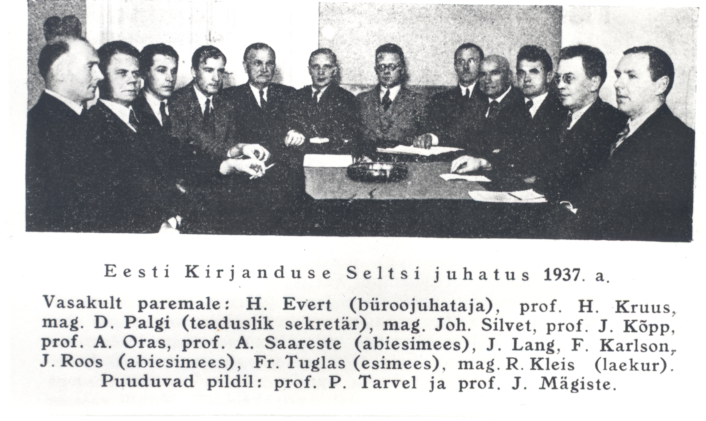 Management of the Estonian Literature Society