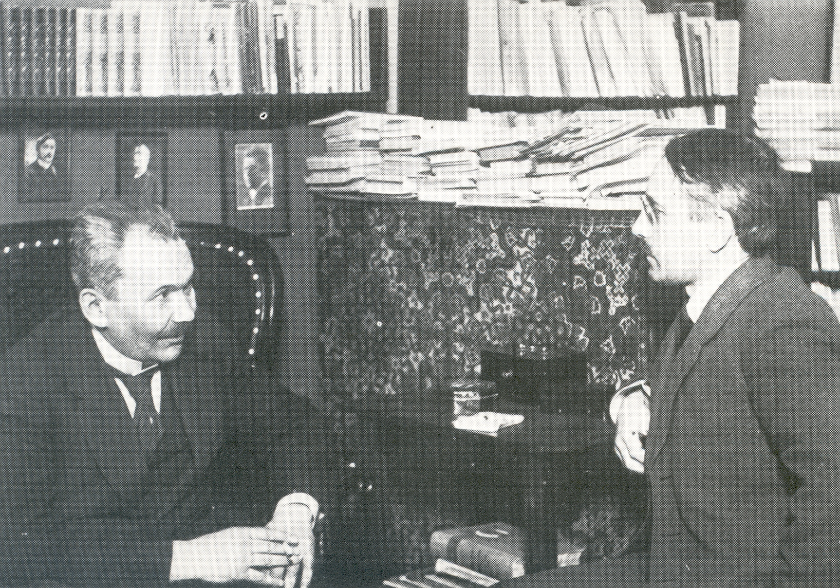 Eino Leino and Gustav Suits. Helsinki 1922