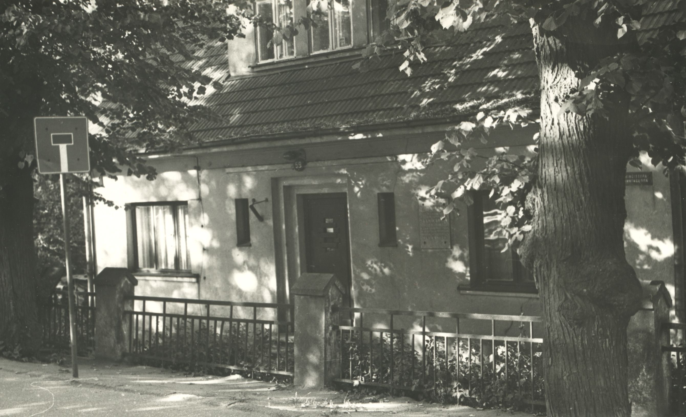 Jaan Kärner's house in Tartu in V. Kingissepa Street (1948-1958)