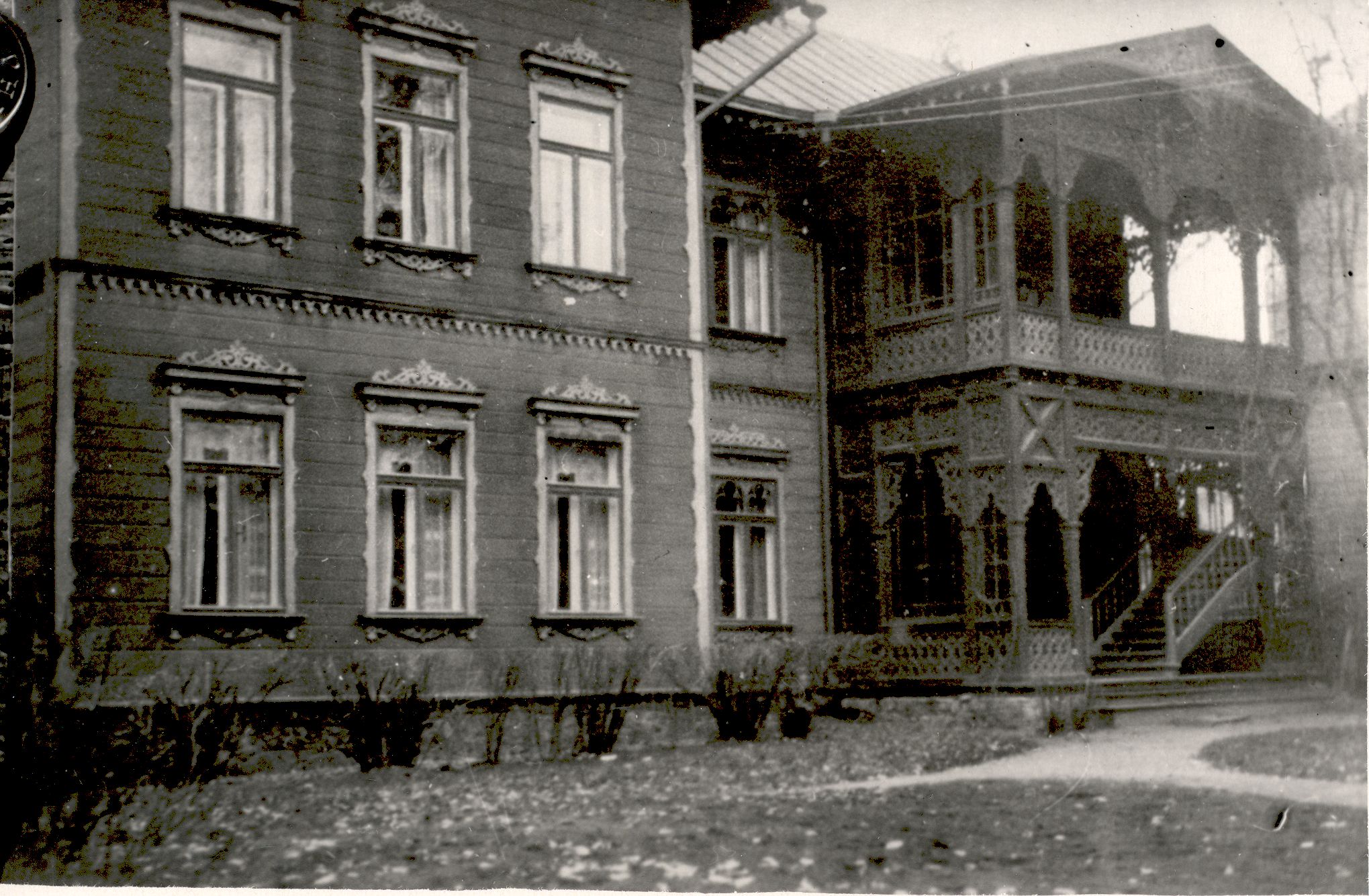 FR. R. Kreutzwald's last residence in Tartu, at the corner of Teacher and Pepler Street