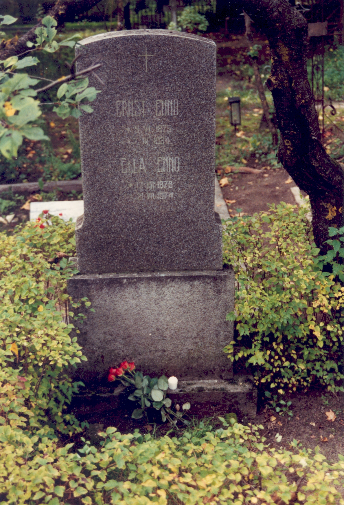 Ernst and Ella Enno grave Haapsalu