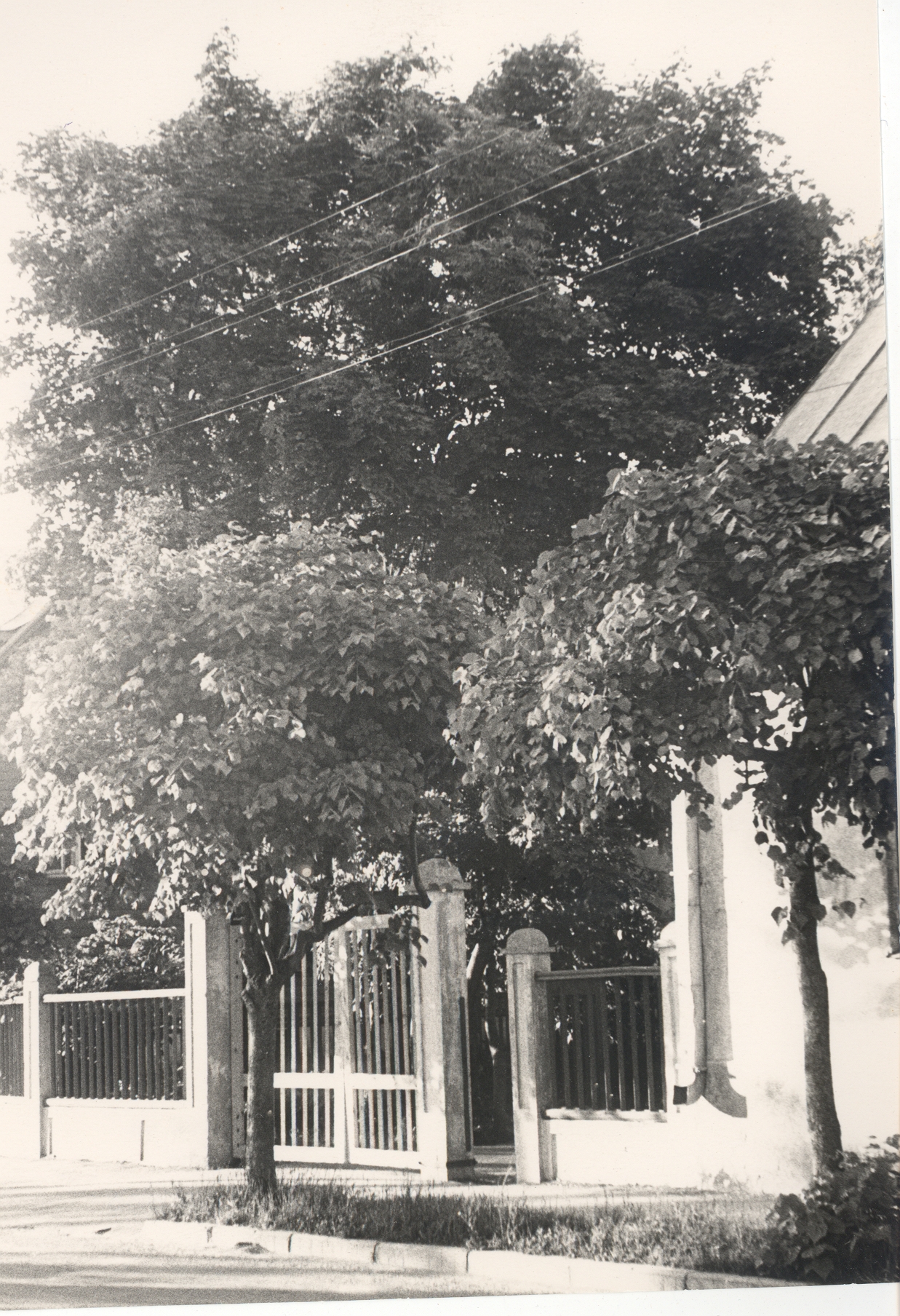 (Enno Ernst) gates of Läänemaa County Government, where e. Enno visited the sea beach and port