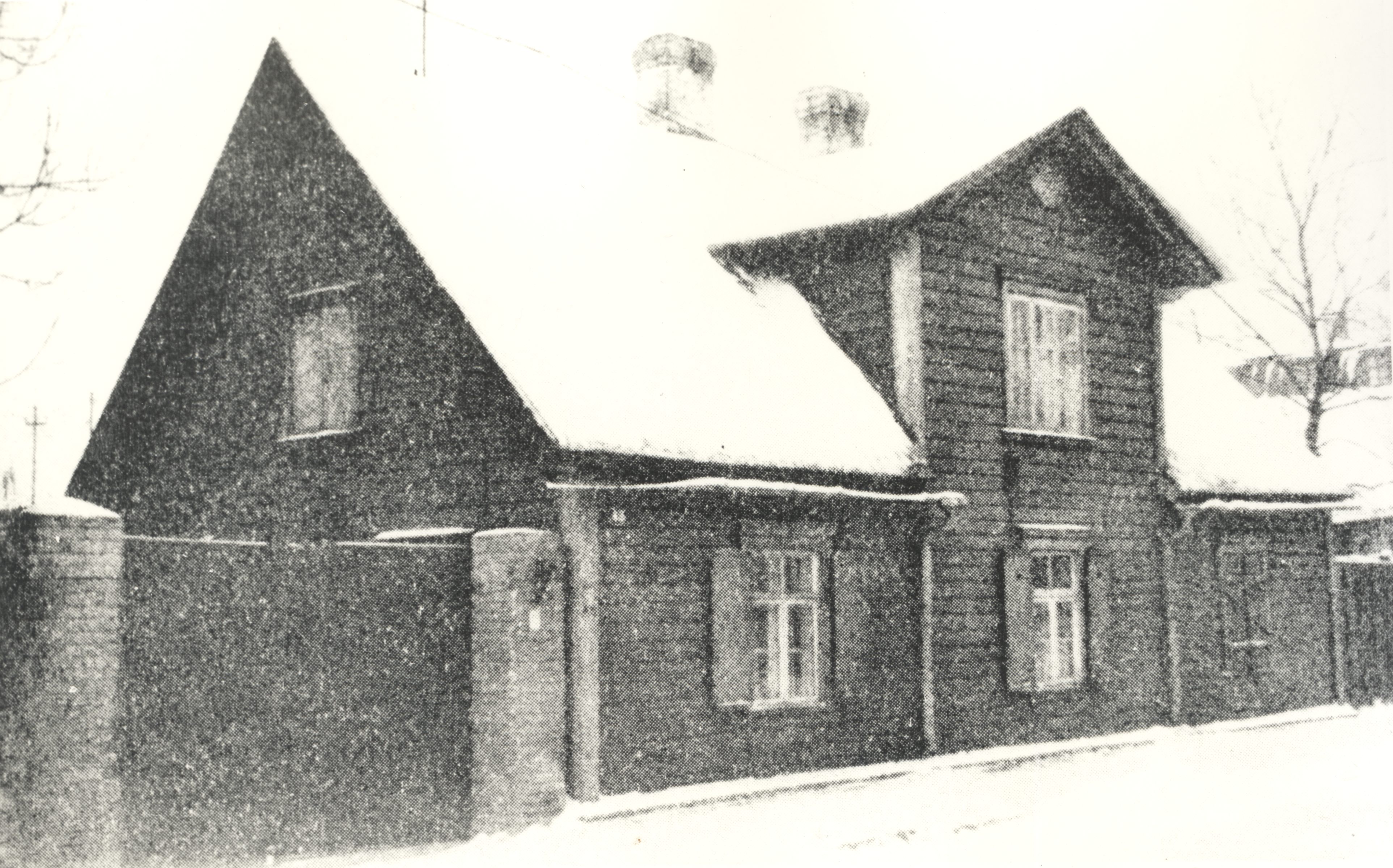 Marie Under's birthplace in Tallinn Koidu tn 46
