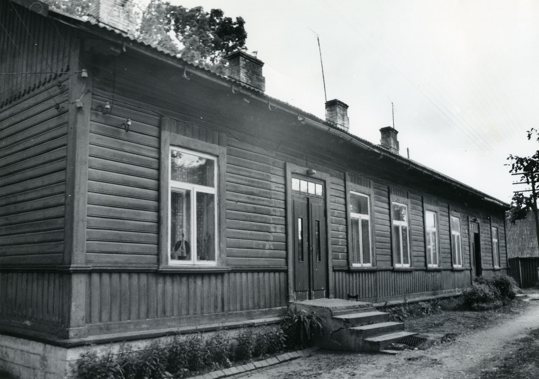 Betti Alver's birth and childhood house in Jõgeva 1982