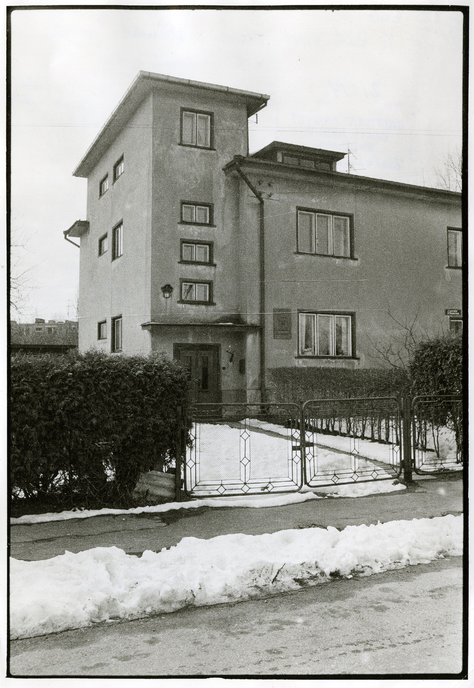 Soviet Tartu. K. Ristikivi's last residence K. a. Hermann's tn. 18