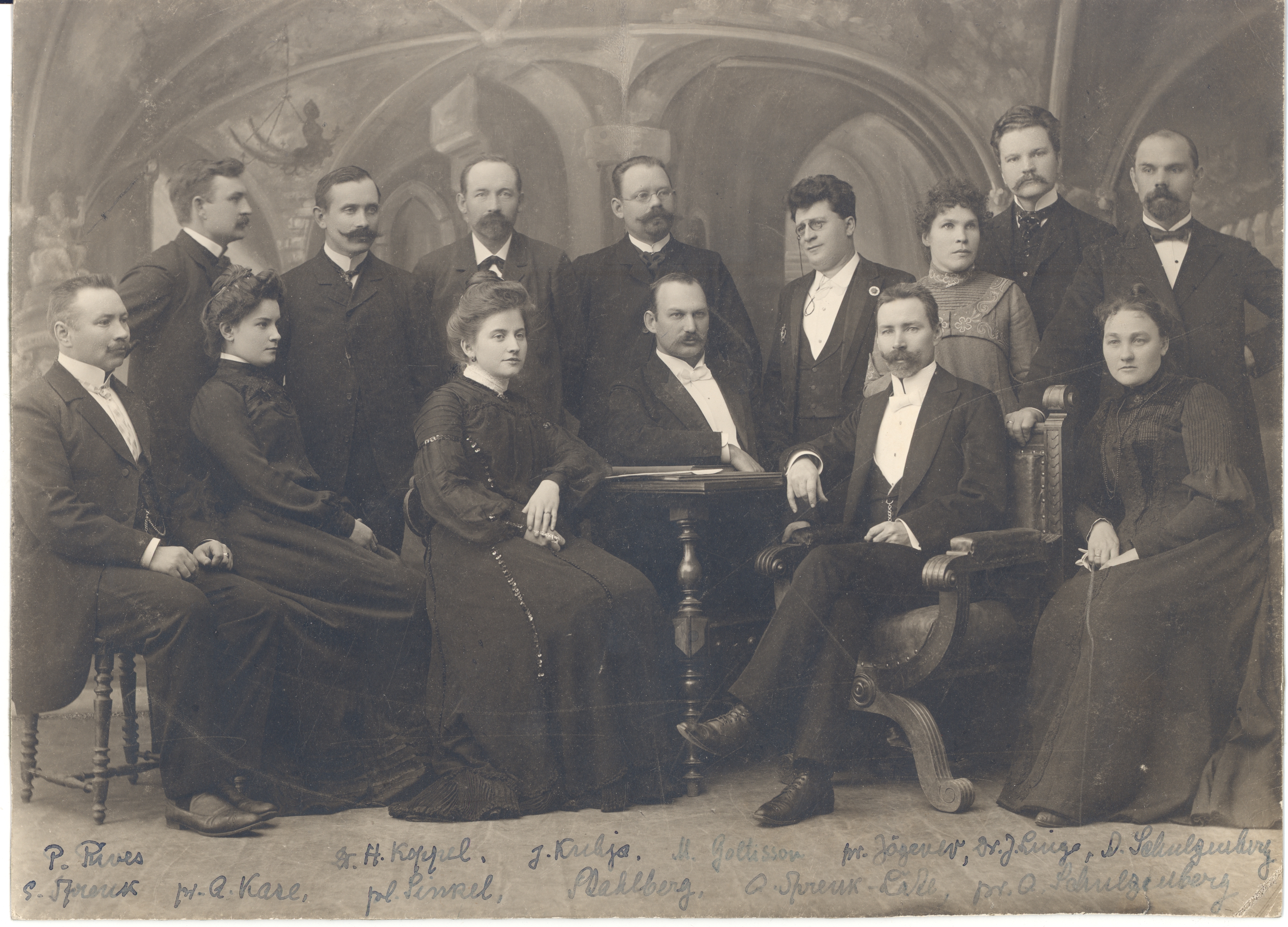 In the case of the first presentation of Haydn's "Loomise" in Tartu 1903 - the workforce