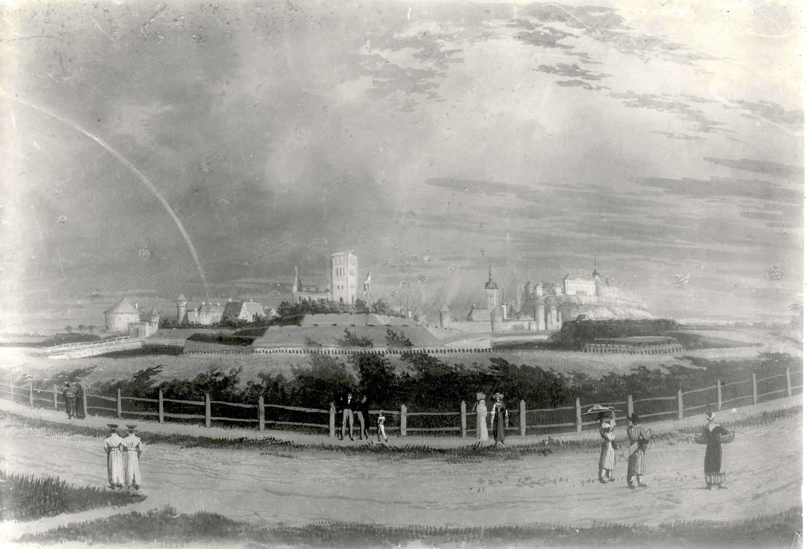 Yeah. Hau, Tallinn view. Guašh July 28, 1825