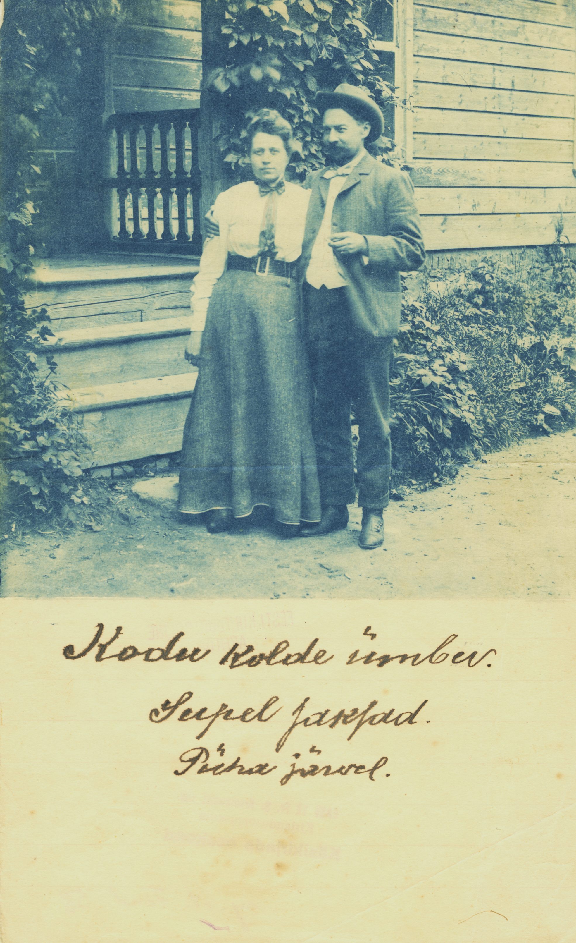 A. Kitzberg's wife on Pühajärvi