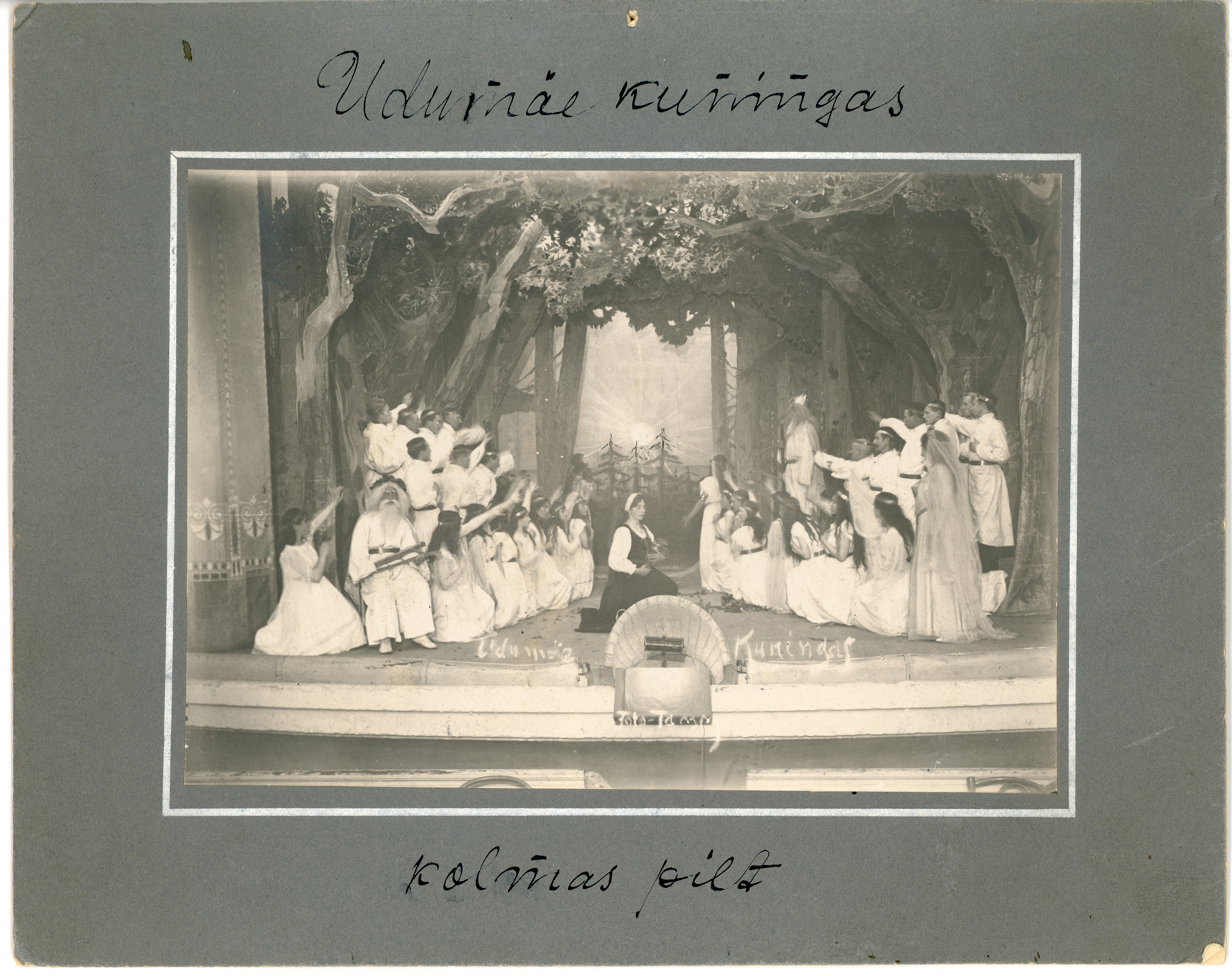 P. Jakobson-A. Visit "King of the Udumäe" in Vanemuise [1903] III picture