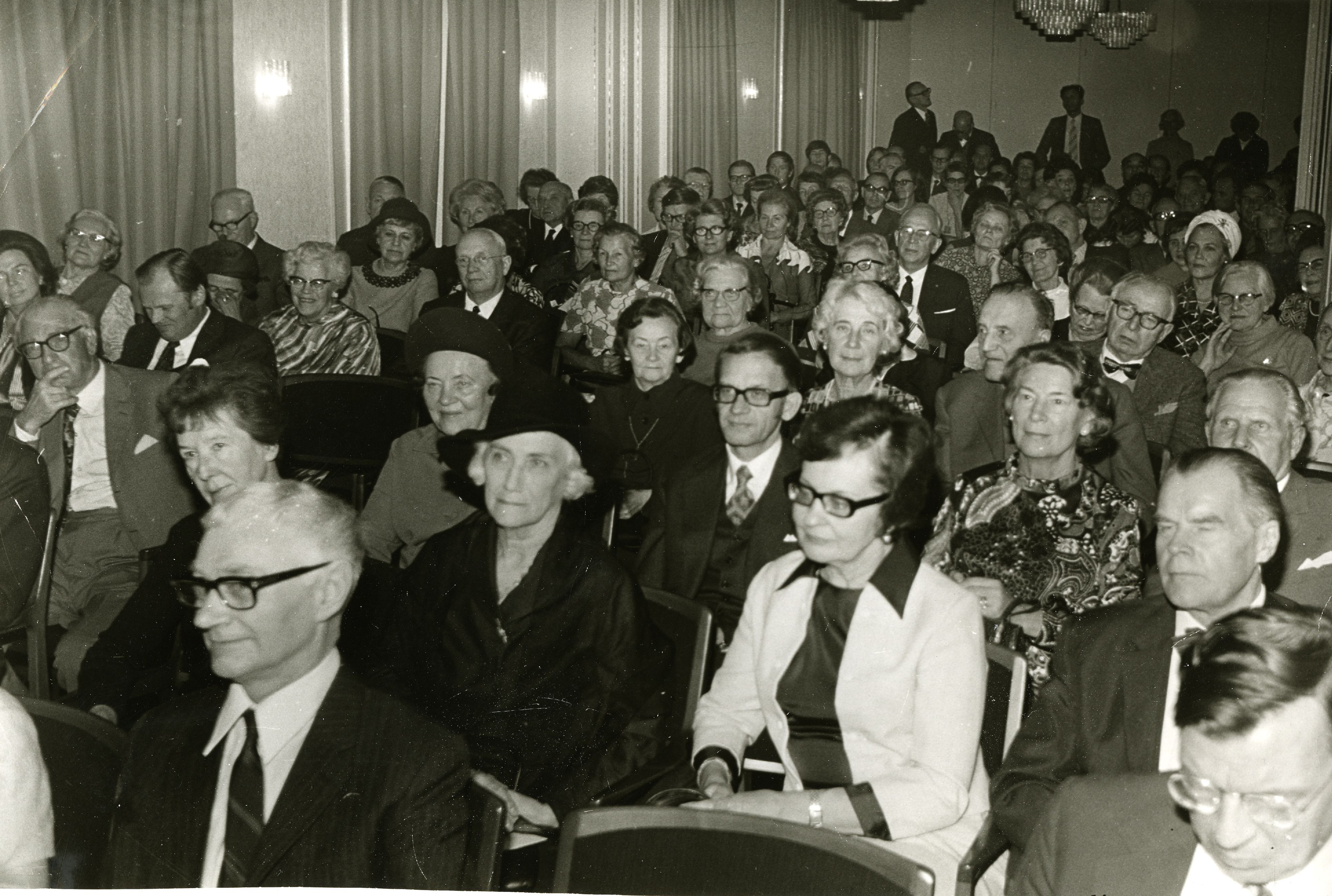 The guests of the 60th birthday of Karl Ristikivi 1972