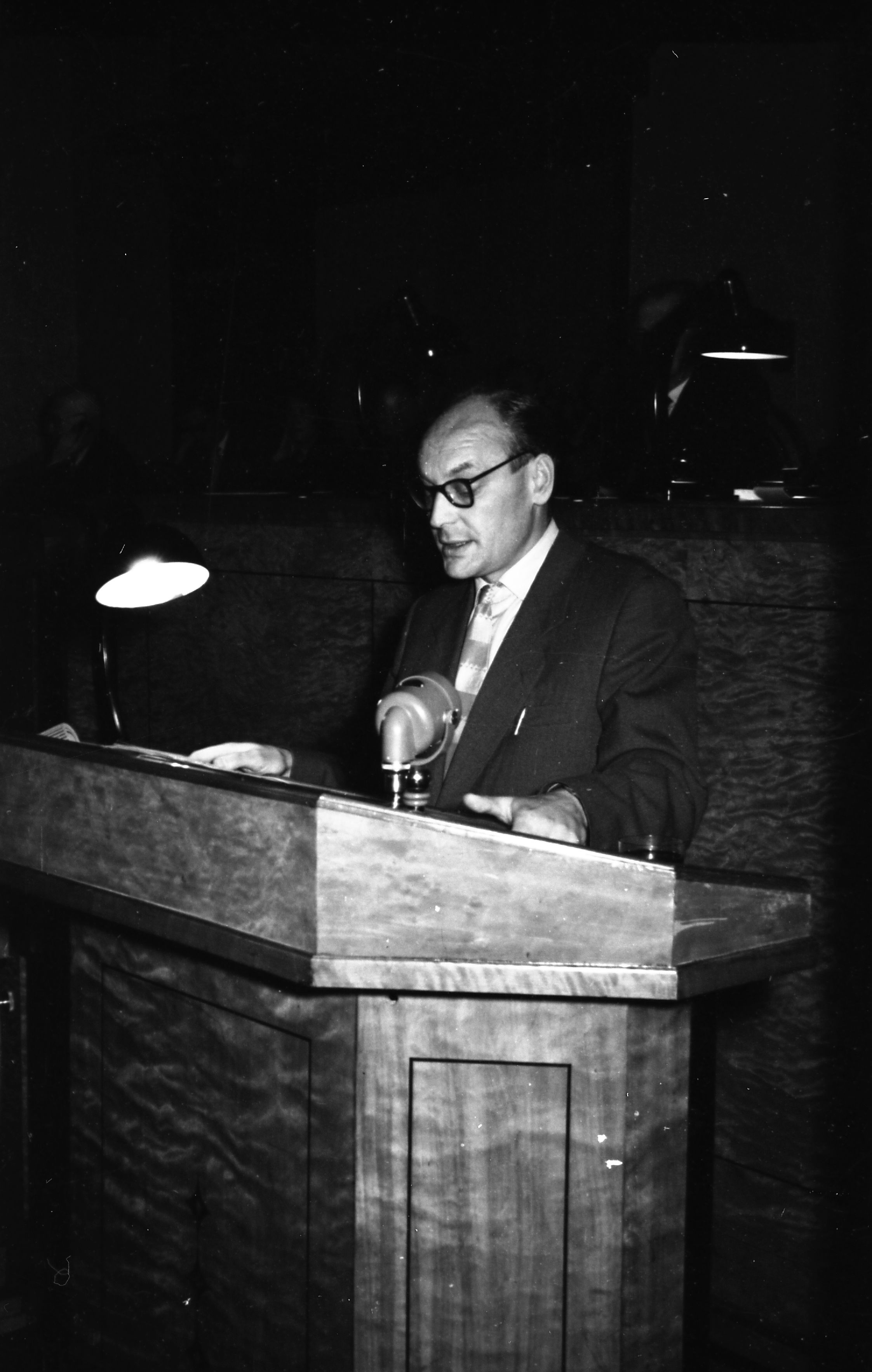 IV Congress of the Estonian Association of Writers. In August Sang, 1958.
