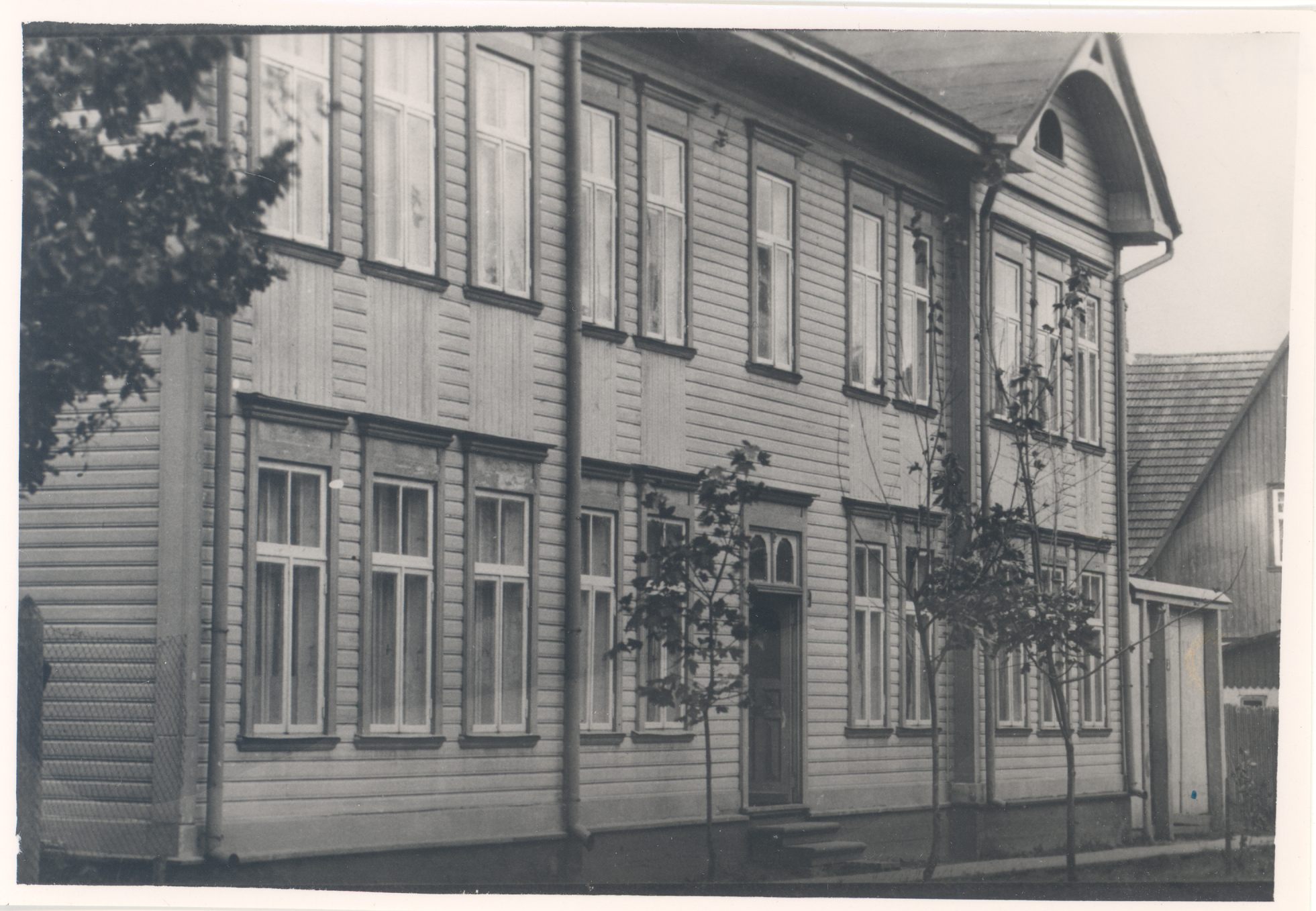 A. Kitzberg's home in Tartu, Spring tn 1