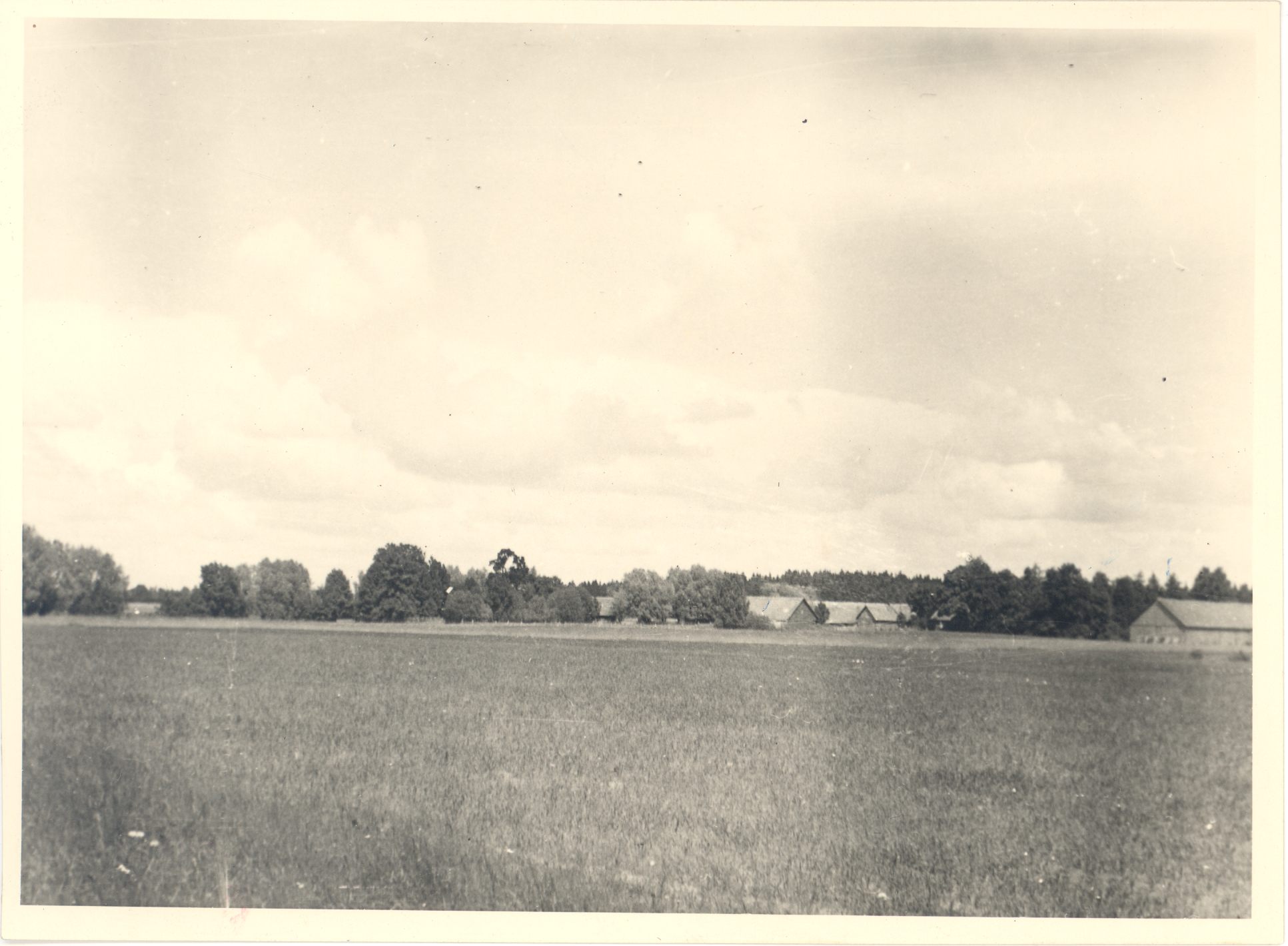 Puldre farm in Laatre. In the forefront of the field where the servants house \x96 yr. Kitzberg's birthplace was located