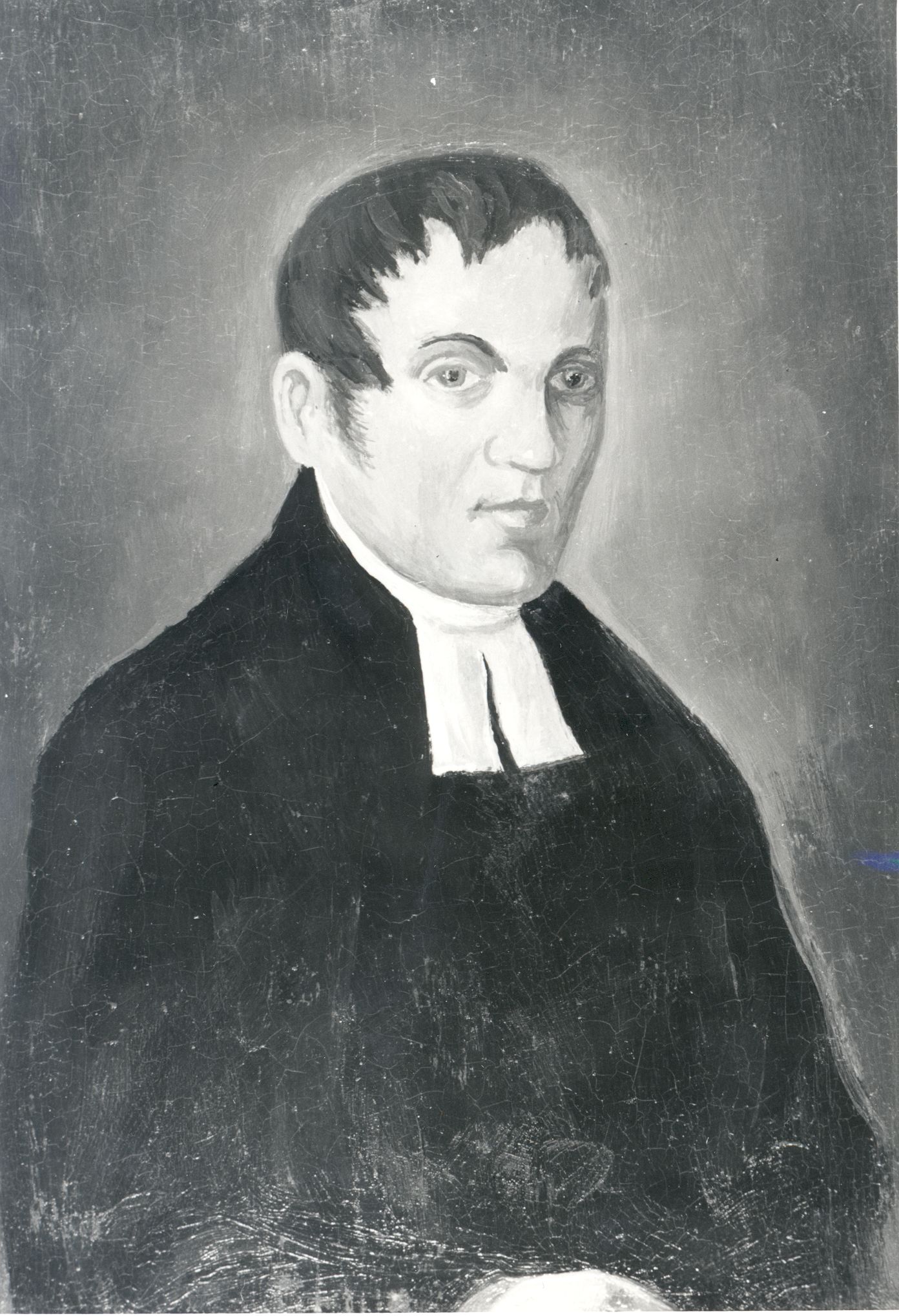 M. Laarmann. J. Rosenplanner portrait. Oil on vineer, 1950