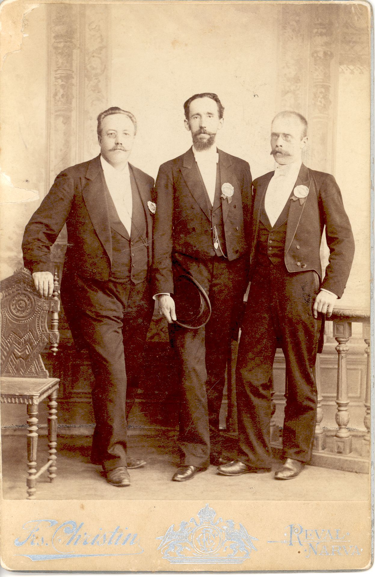 K. a. Hermann, J. Kappel and K. Türnpu in 1896.