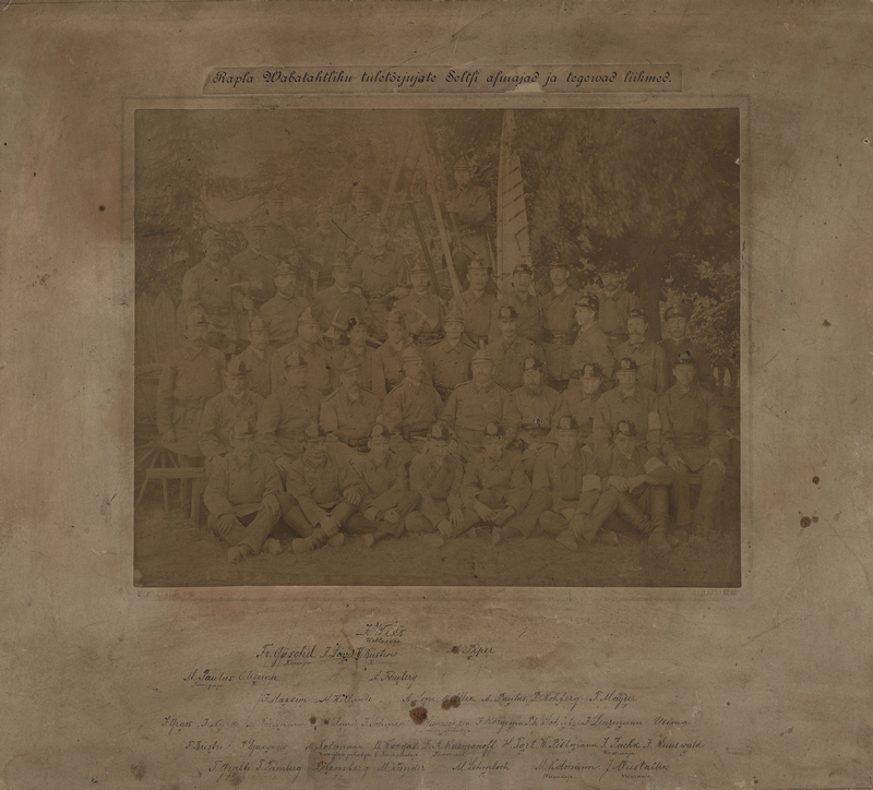 Rapla VTS asutajad ja tegevliikmed Paides