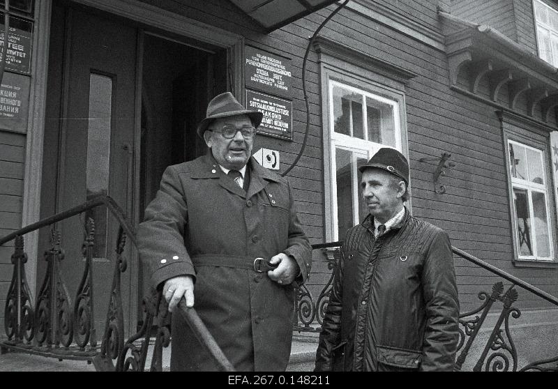 Valga Insurance Inspectorate Director Oskar Lemmik and his deputy Harri Elerand.