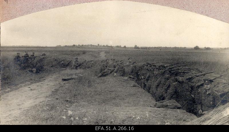 The Estonian Army's 6th Footway 2nd Route during the War of Independence on the Porhov line.