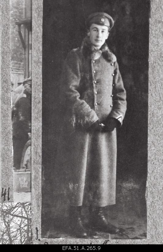 War of Liberty. 6.Subletnant Anton Simmo, Commander of the Liaison Command of the Armed Forces.