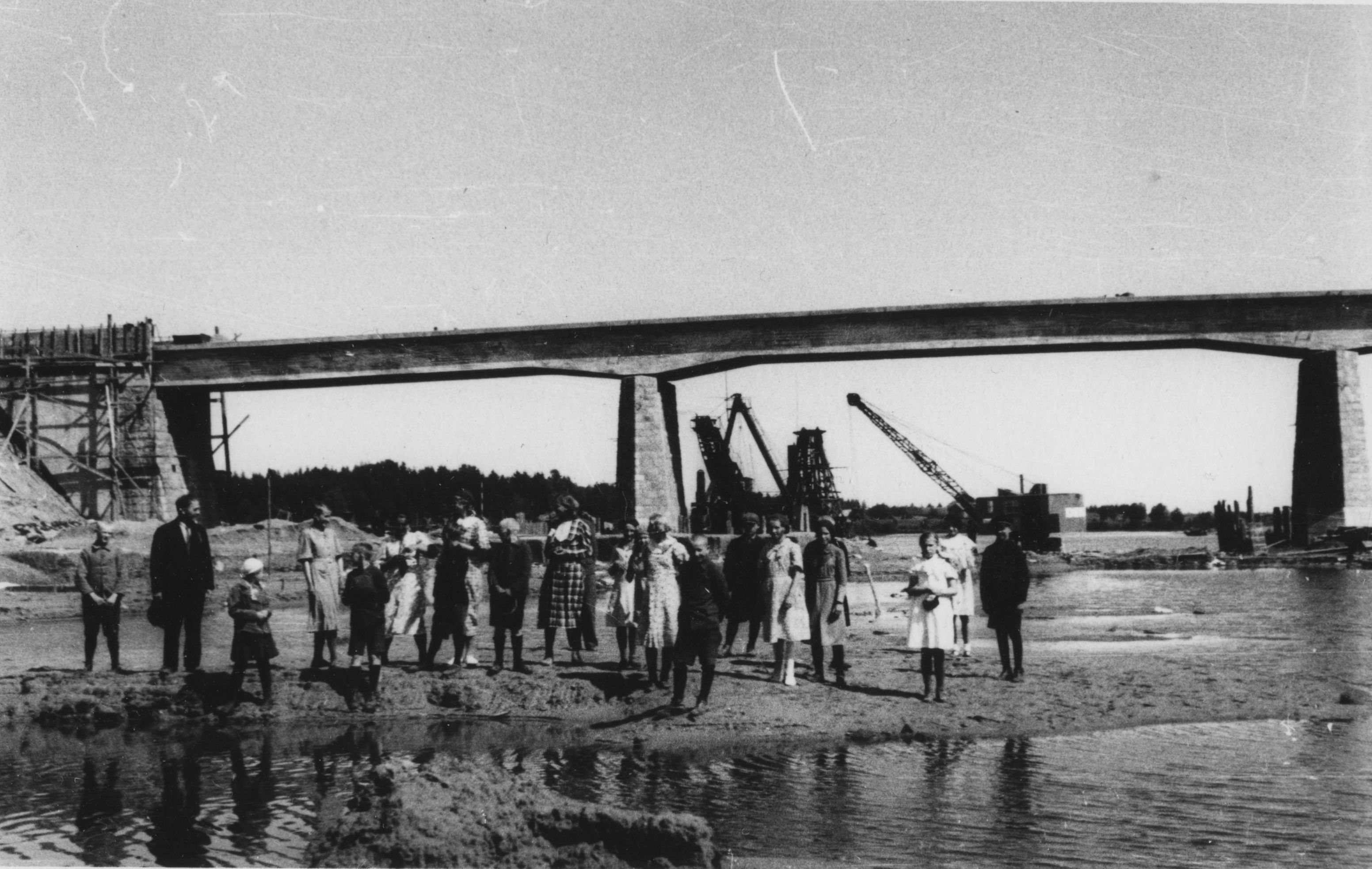 Construction of the Luunja Bridge 1937-39
