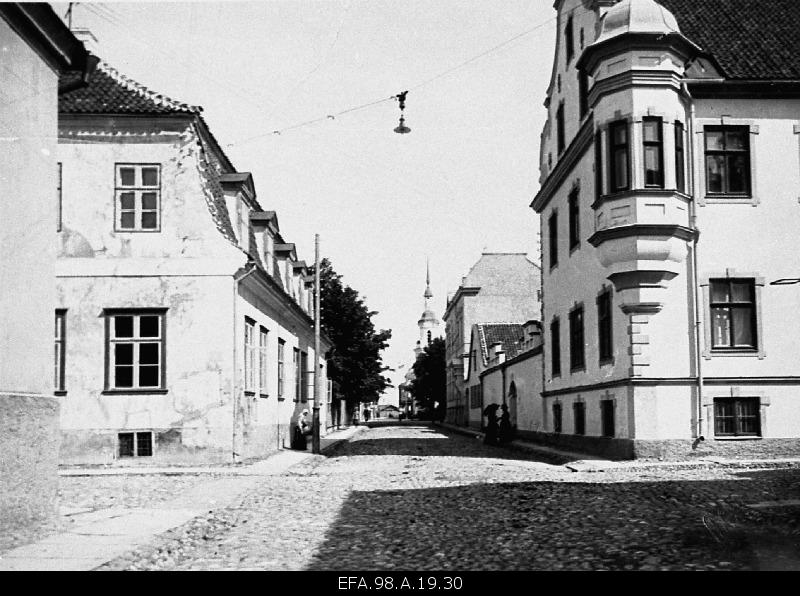 View to the street in Pärnu.