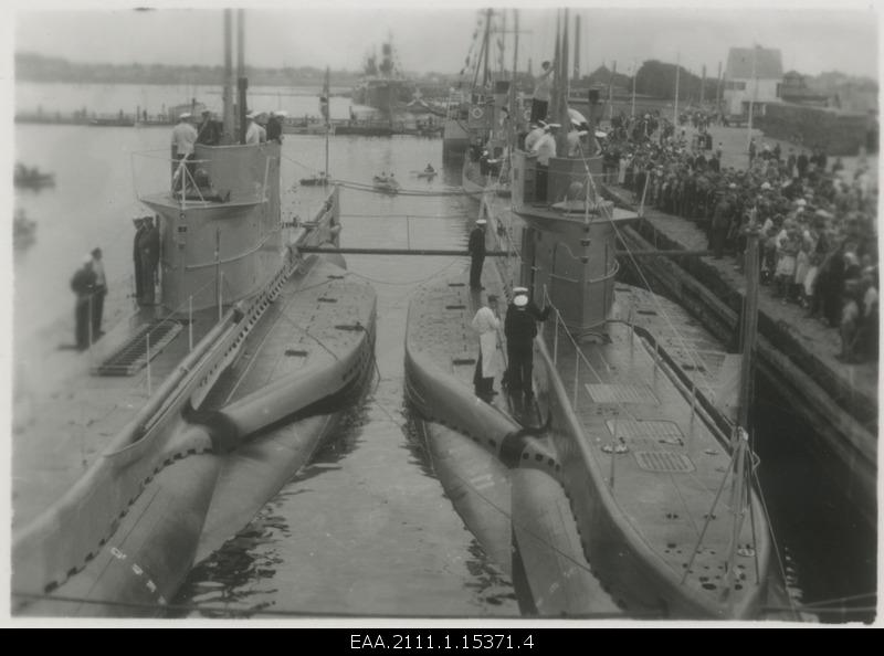 Submarines in Pärnu port