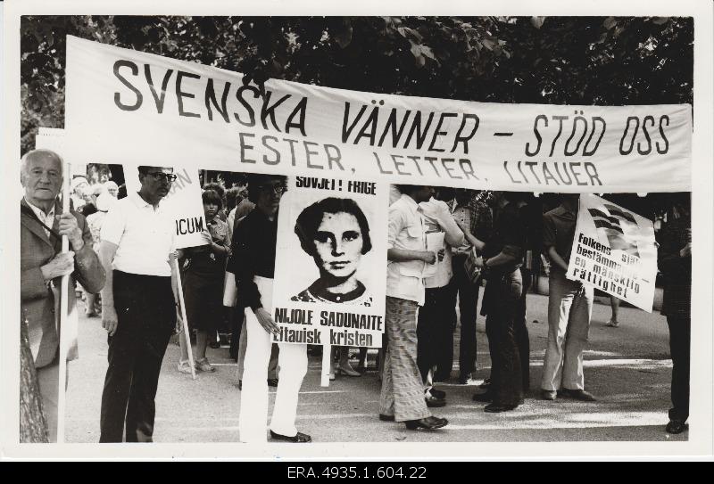 Deportation Day Demonstration in Stockholm.