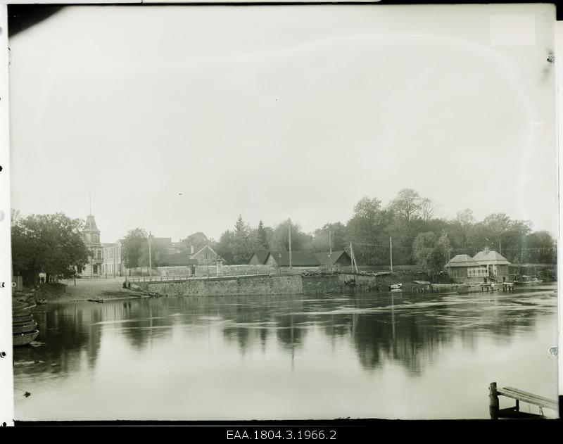 Tartu hip bridge after burning and dismantling