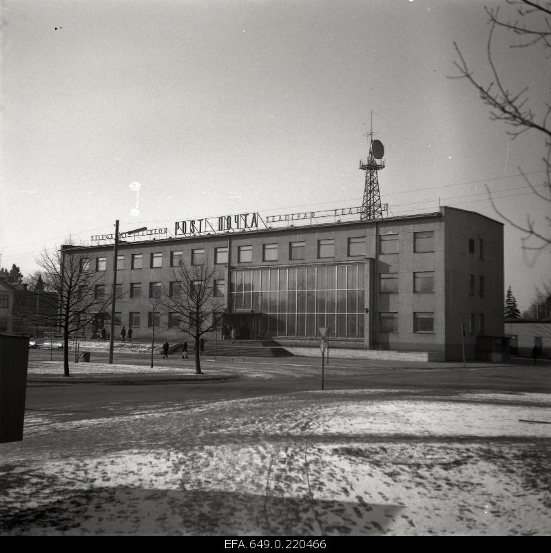 View of the building of the Pärnu communication node.